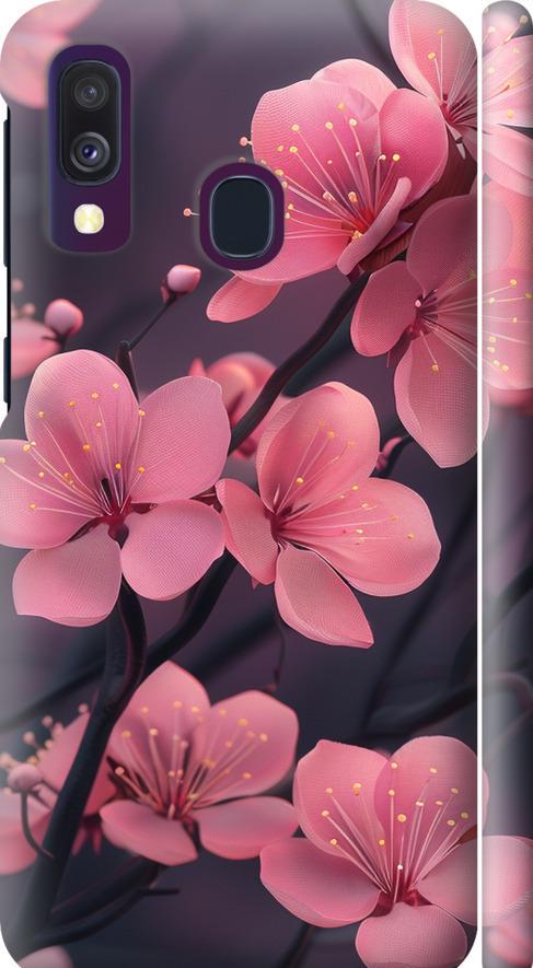 Чехол на Samsung Galaxy A40 2019 A405F Пурпурная сакура (6075m-1672-42517)