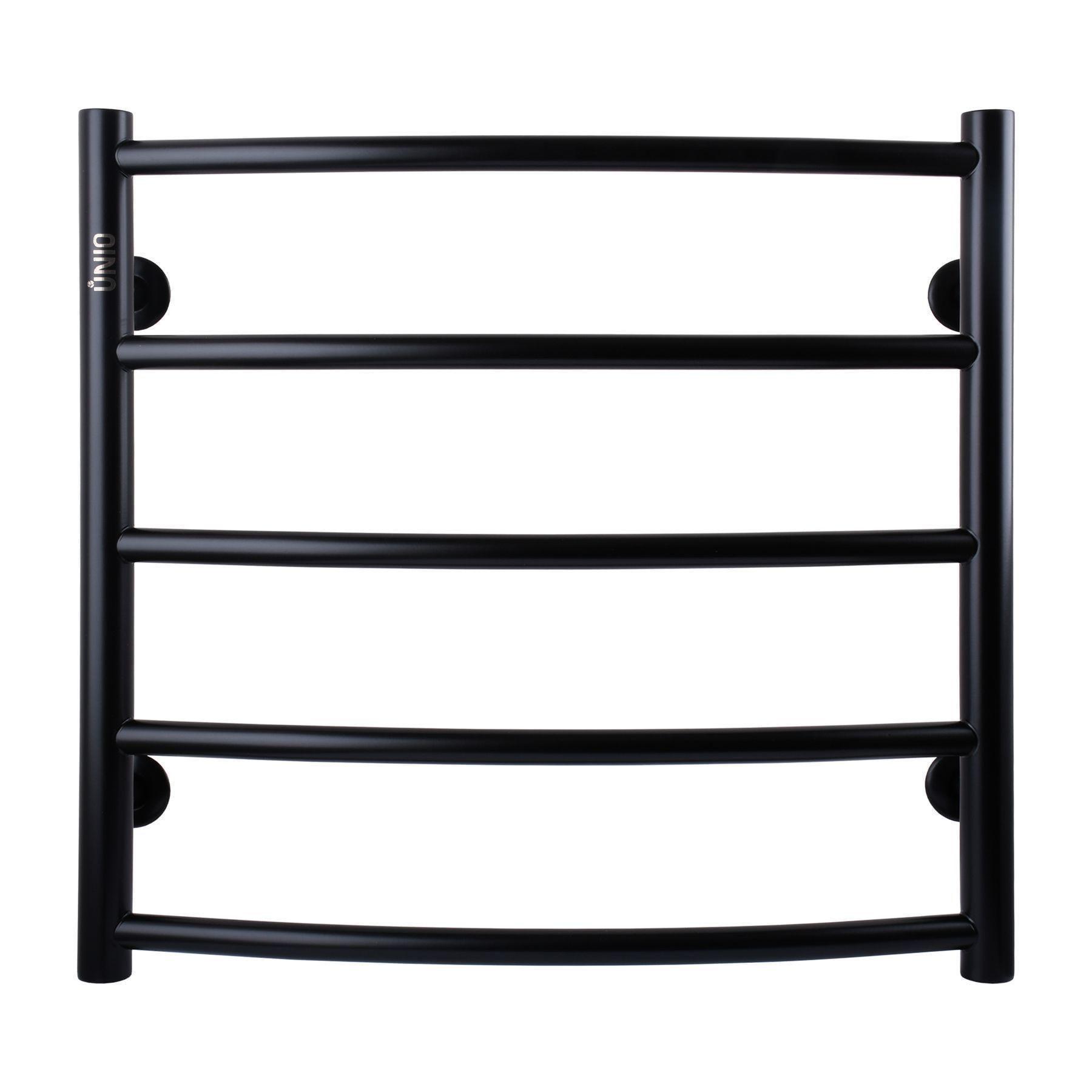 Полотенцесушитель UNIO LD W 500-500-5 BLK Лестница Дуга Черный (21613)