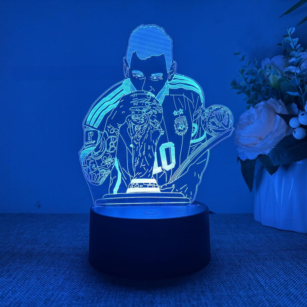 Светильник футбольный Лионель Месси Чемпион Мира (26972748)