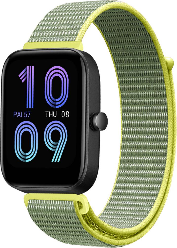 Ремешок нейлоновый Sport Loop для Amazfit Bip 3 Gray Yellow (16135-63)