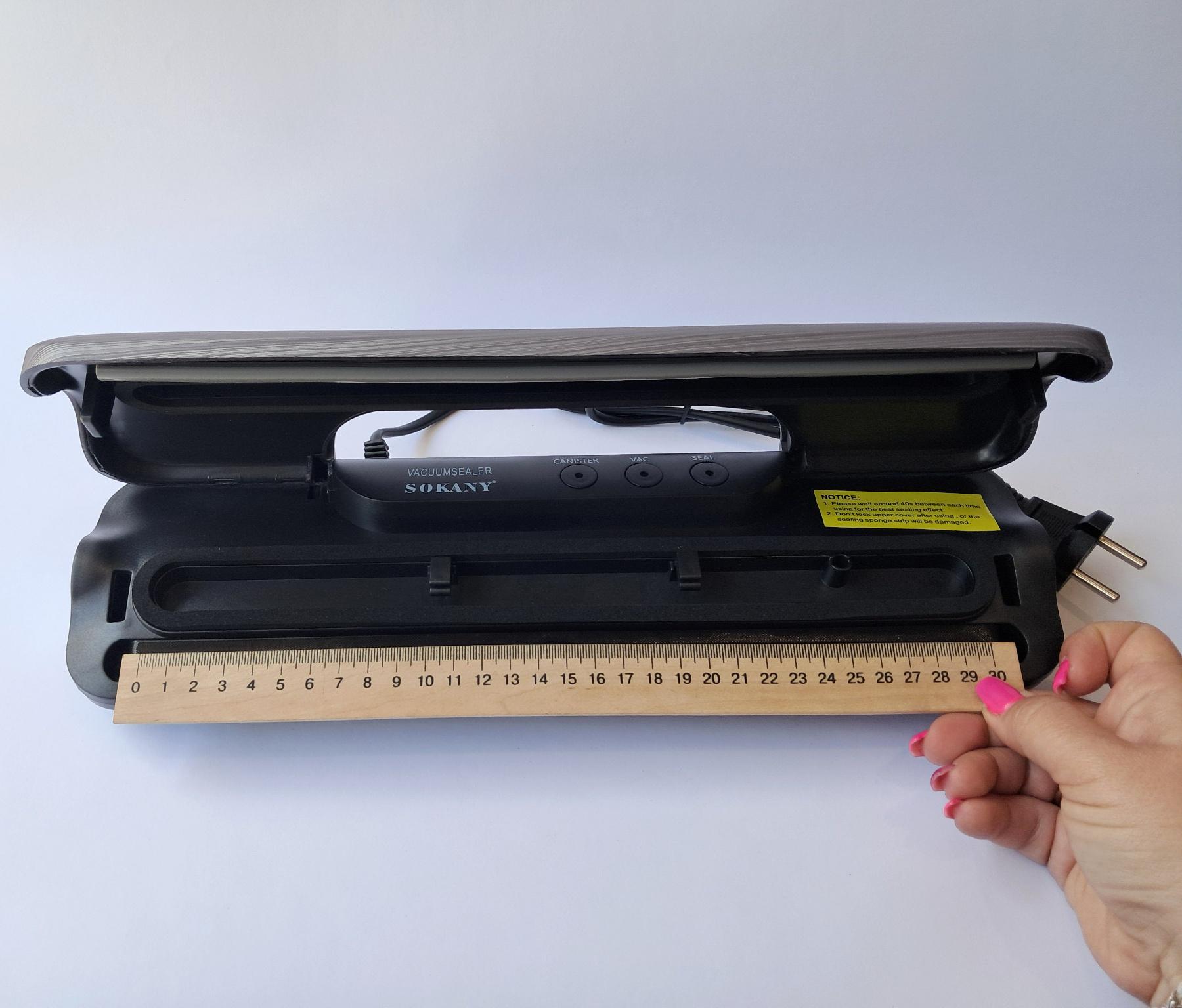 Пакувальник вакуумний Socany 140 Вт Сірий (SC-13031) - фото 5