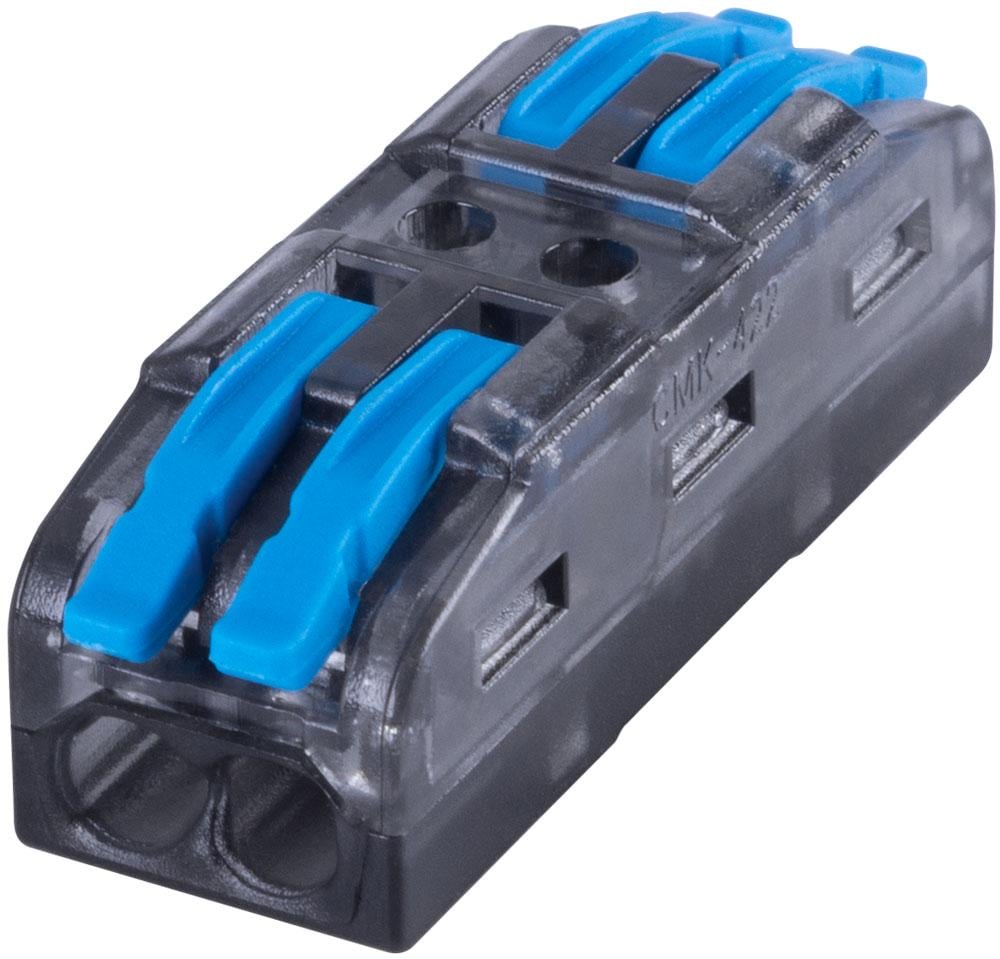 Клемма проходная E.NEXT e.lc.pro.aw.uni.pl.2 0,08-4 мм2 32А 2х1-2х1 одинарная 42х13,5х14,7 мм Синий (p0660202)