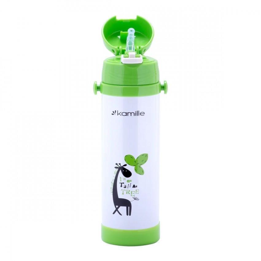 Термос-бутылка детская Kamille 2086 из нержавеющей стали 500 мл Зеленый (1088406956) - фото 2 Термос-бутылка детская Kamille 2086 из нержавеющей стали 500 мл Зеленый (1088406956) - фото 2