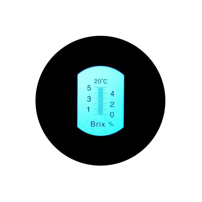 Рефрактометр Brix HT110ATC для сахара 0/5% - фото 5