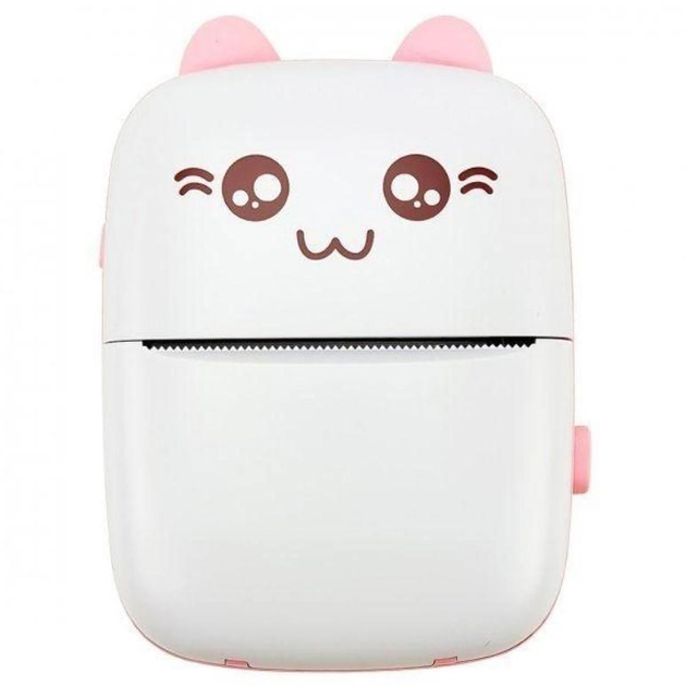 Принтер Bluetooth с рулоном бумаги Розовый (П0002)