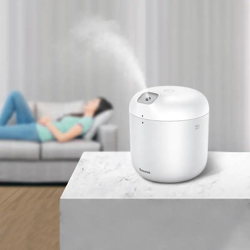 Зволожувач повітря Baseus Elephant Humidifier DHXX-02 з функцією нічника 600 мл Білий - фото 5