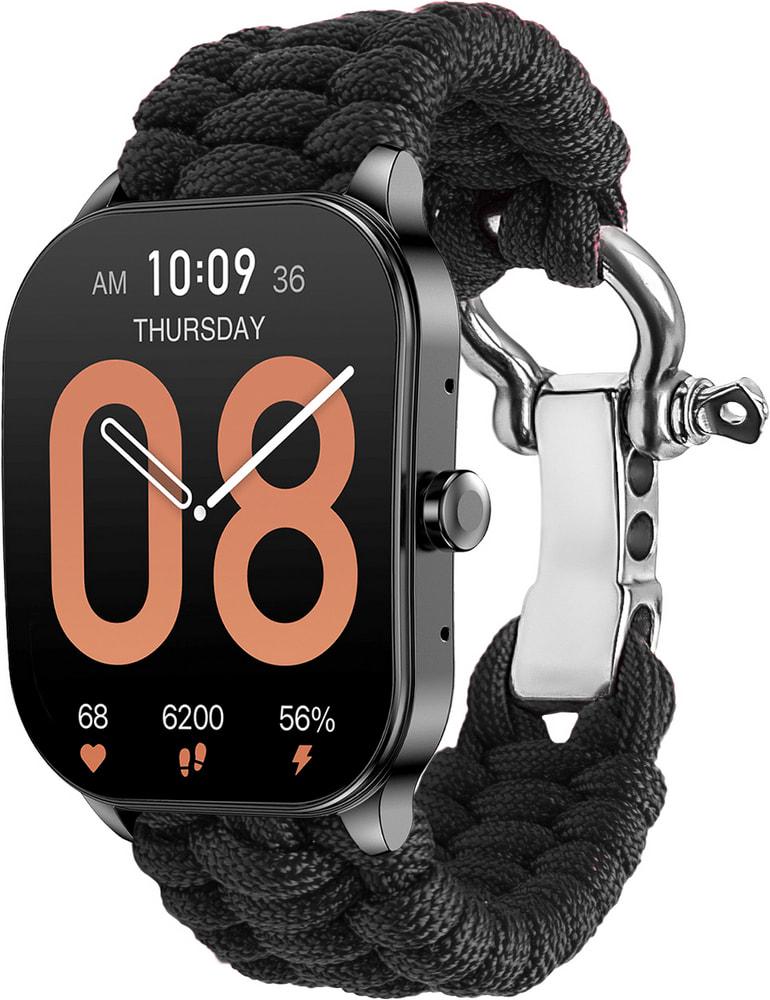 Ремінець з Паракорду Ruper для Amazfit Pop 3S/3R Black (34471-2B)
