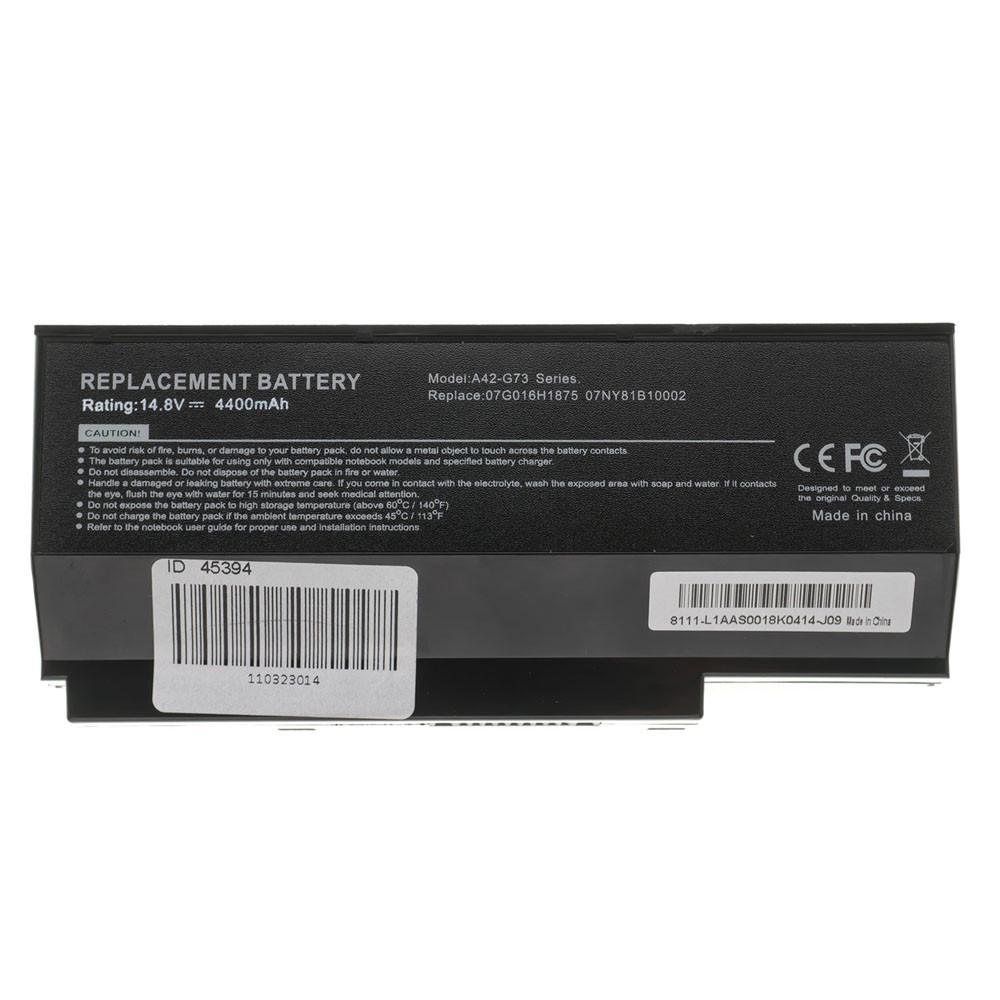 Аккумулятор для ноутбука Asus A42-G73 (45394) Аккумулятор для ноутбука Asus A42-G73 (45394)
