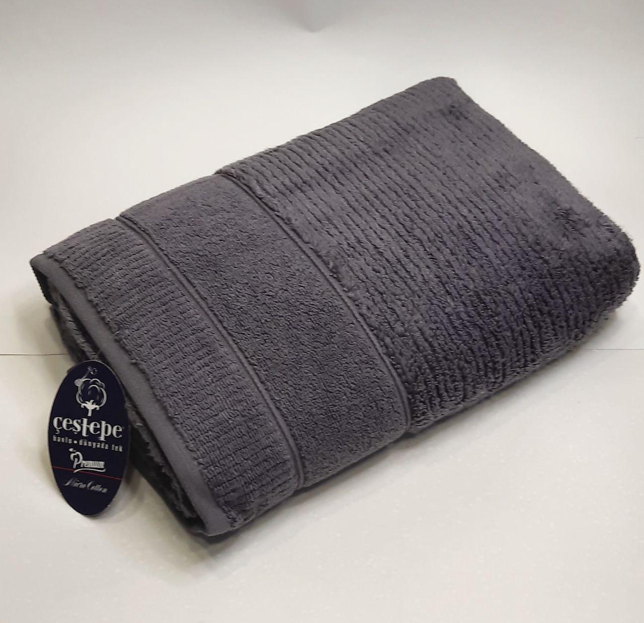 Полотенце банное махровое Cestepe Microcotton 70x140 см Графитовый (474) Полотенце банное махровое Cestepe Microcotton 70x140 см Графитовый (474)