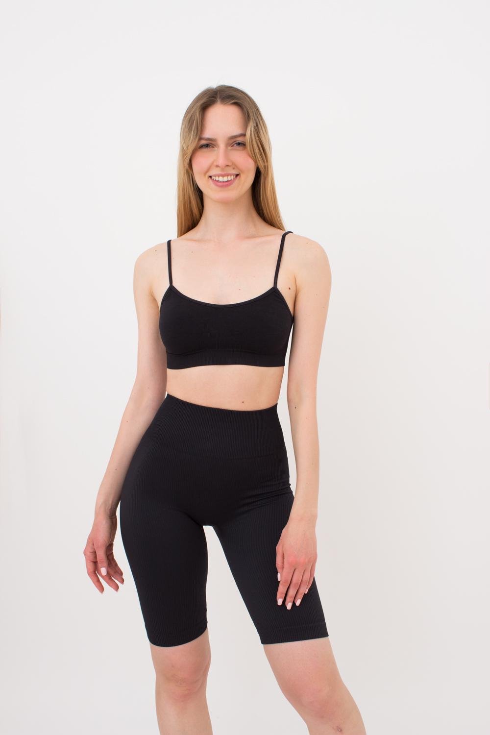 Треки жіночі безшовні Giulia TRACKS RIB SHAPE L/XL Black (27513194) - фото 4 Треки жіночі безшовні Giulia TRACKS RIB SHAPE L/XL Black (27513194) - фото 4