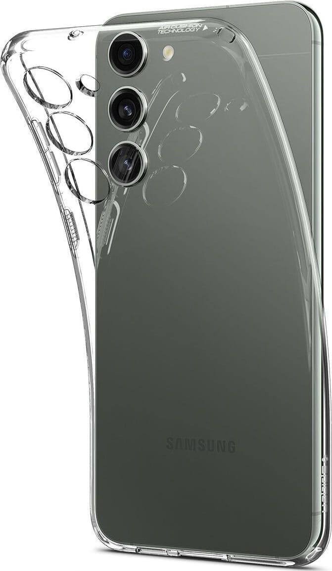 Чехол силиконовый Spigen Liquid Crystal Flex для Samsung Galaxy S23 ACS05708 6,1" Прозрачный