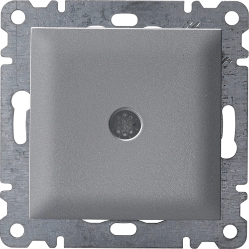 Розетка кабельная Hager Lumina Серебряный (WL7032)