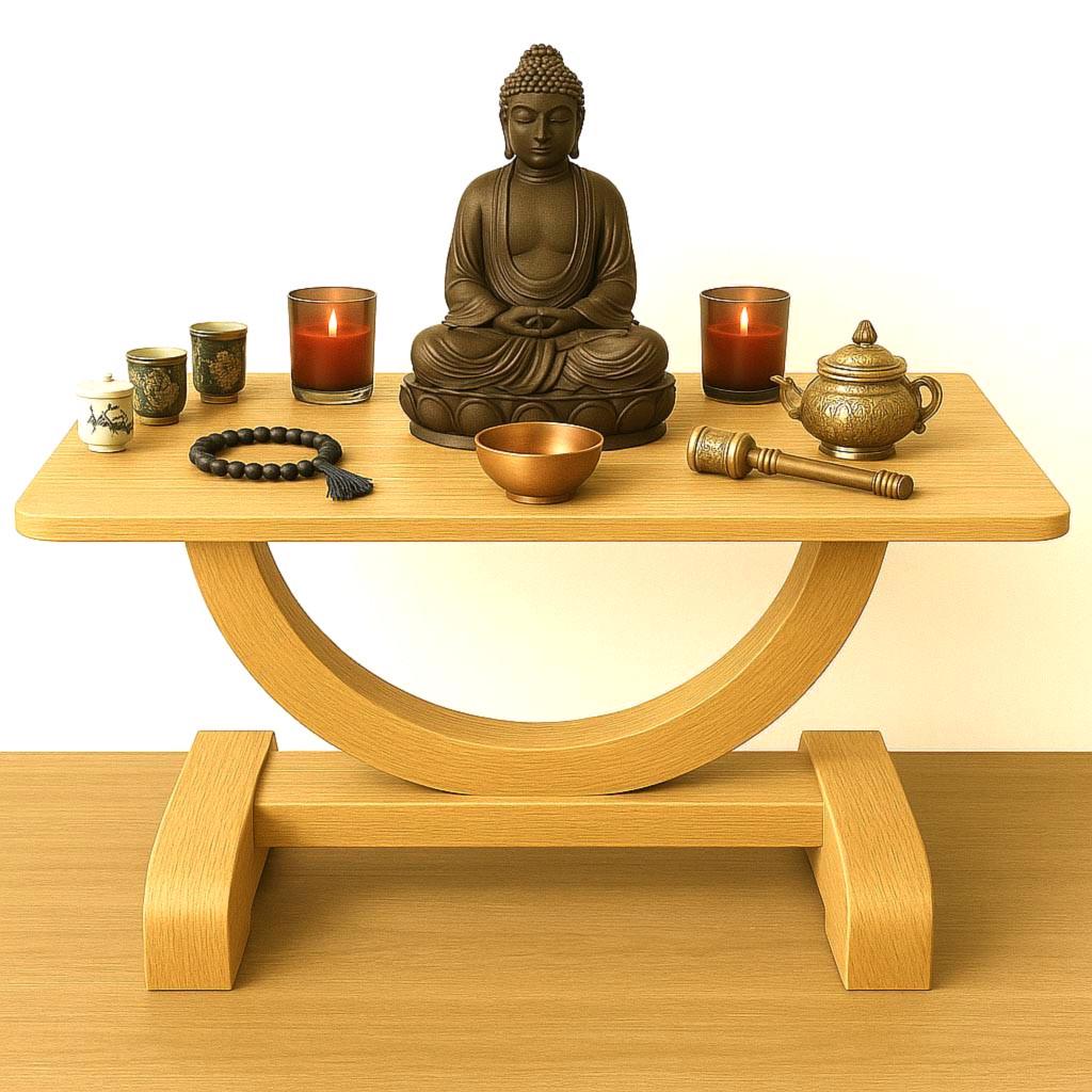 Вівтар для медитації з дерева Джасен Каррі (ЛАТ-001103)