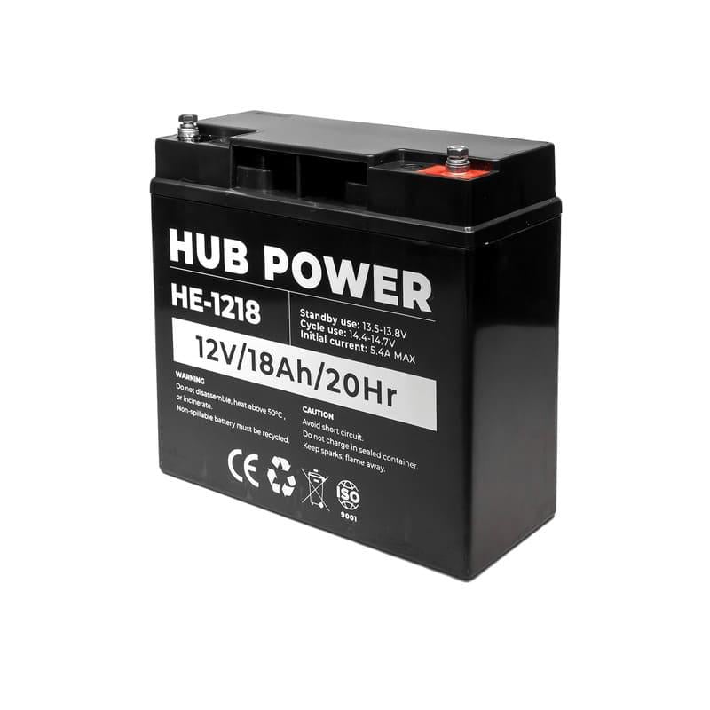 Аккумулятор Hub Power 12 В 18 Ач для ИБП HE-1218 (11777842)