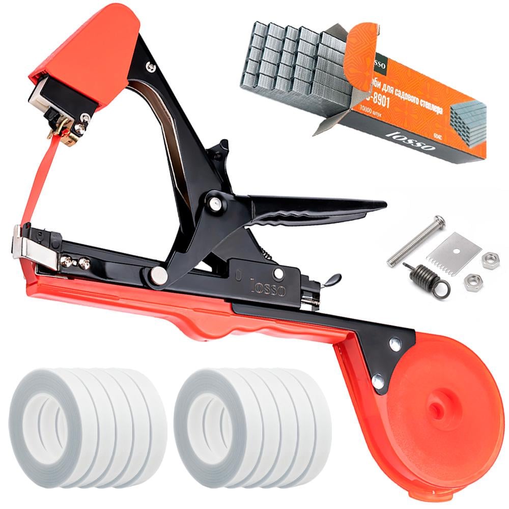 Комплект для подвязки винограда LOSSO SC-8107 степлер/скобы/лента 10 шт. Белый (480011459)