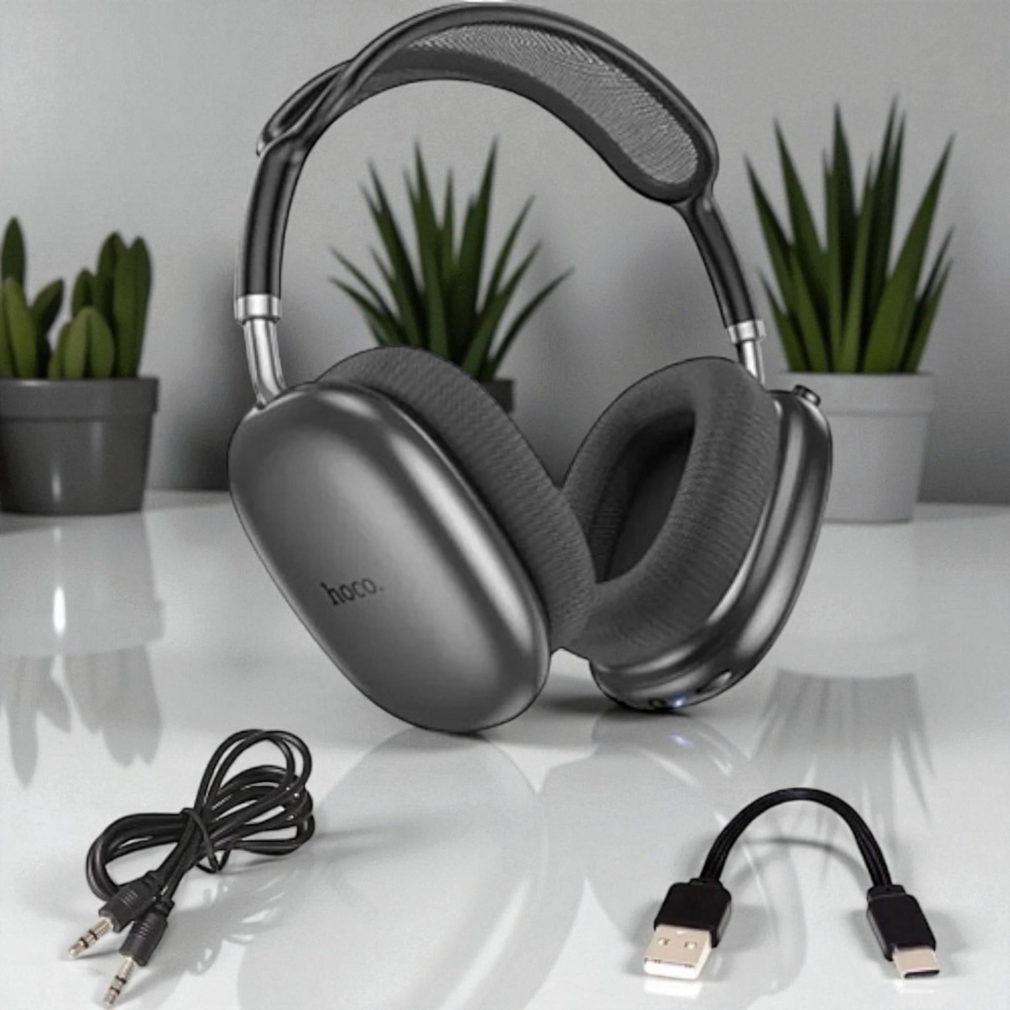 Навушники бездротові Hoco W55 Pleasing Deep Space накладні Grey (30626425) - фото 4