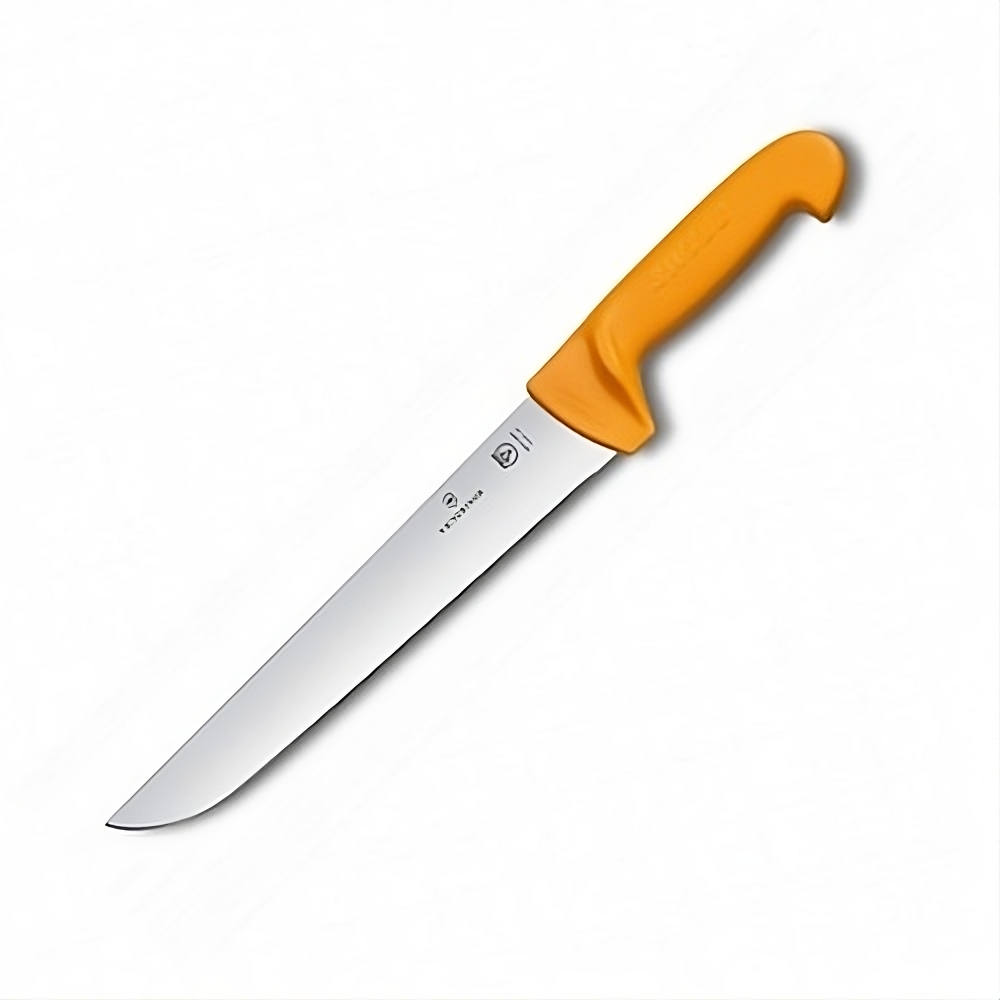 Кухонний ніж Victorinox Swibo Butcher 5.8431.24 Помаранчевий (58-79-Vx58431.24)