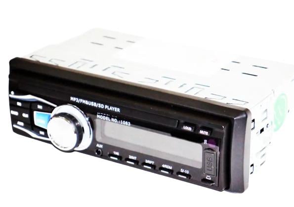 Автомагнітола PIONEER 1083 1DIN USB 2.0 порт AUX Чорний (lp-83723_593) - фото 2