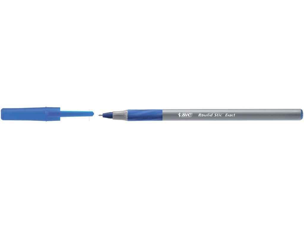 Ручка шариковая BIC Round Stic Exact синие чернила 20 шт. (BC918543)