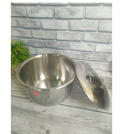 Каструля OMS Kinox з нержавіючої сталі з кришкою для газу і індукцїї 26х16 см 8 л (30286085) - фото 3 Каструля OMS Kinox з нержавіючої сталі з кришкою для газу і індукцїї 26х16 см 8 л (30286085) - фото 3