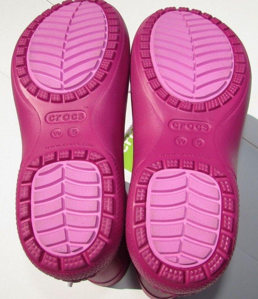 Чоботи жіночі гумові Crocs Freesail Shorty Rain Boot Berry р. 35 Яскраво-рожевий (10404) - фото 14