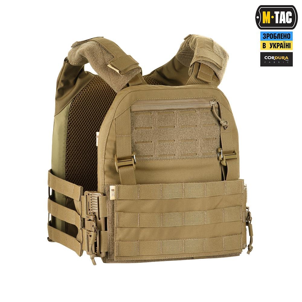 Плитоноска M-Tac Cuirass QRS Gen.II Coyote (AM0000309) - фото 3