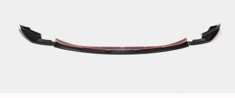 Накладка на передний бампер DDCarbon V4 для G80/BMW 3 серия G20/21 2018- карбон (136812)