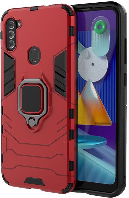 Протиударний чохол Samsung Galaxy A11 A115 (підставка кільце) Red (16795-2D)
