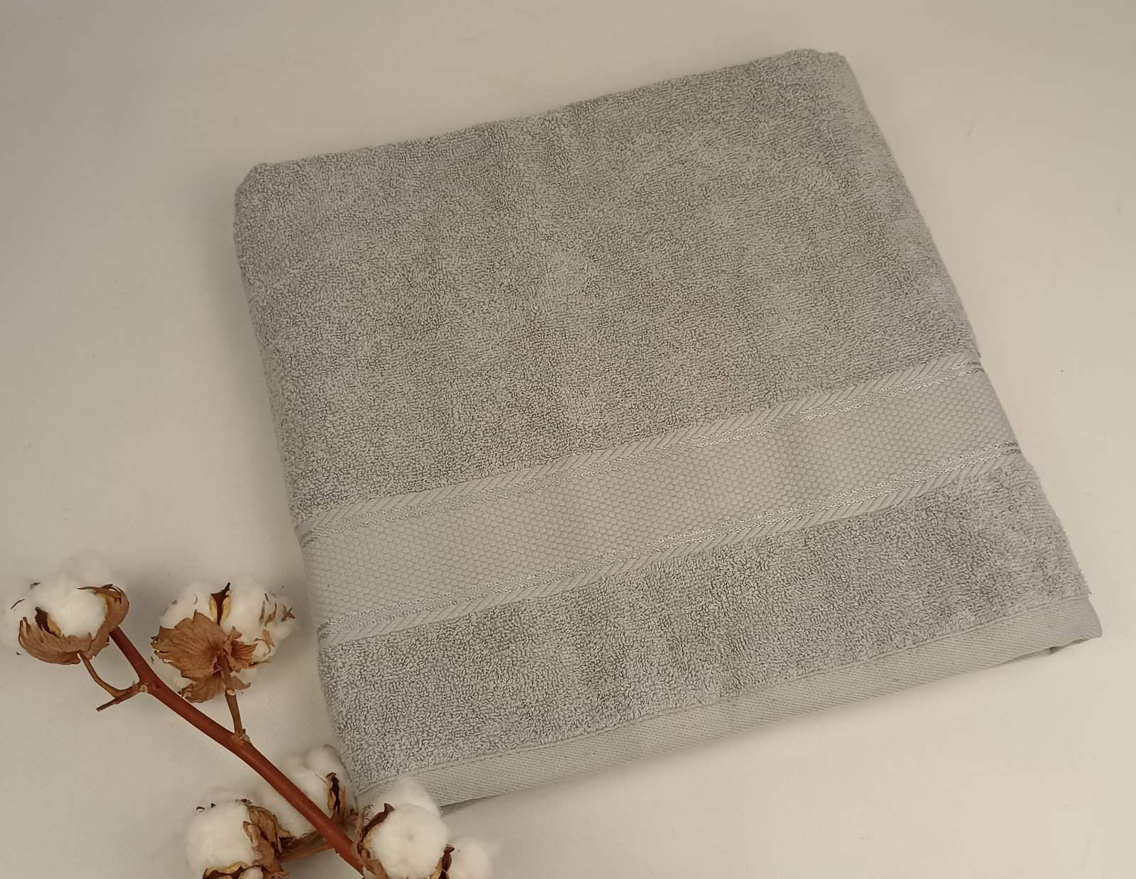 Полотенце Philippus Soft Collesium Cotton 70х140 см Светло-Серый (ЕA071)