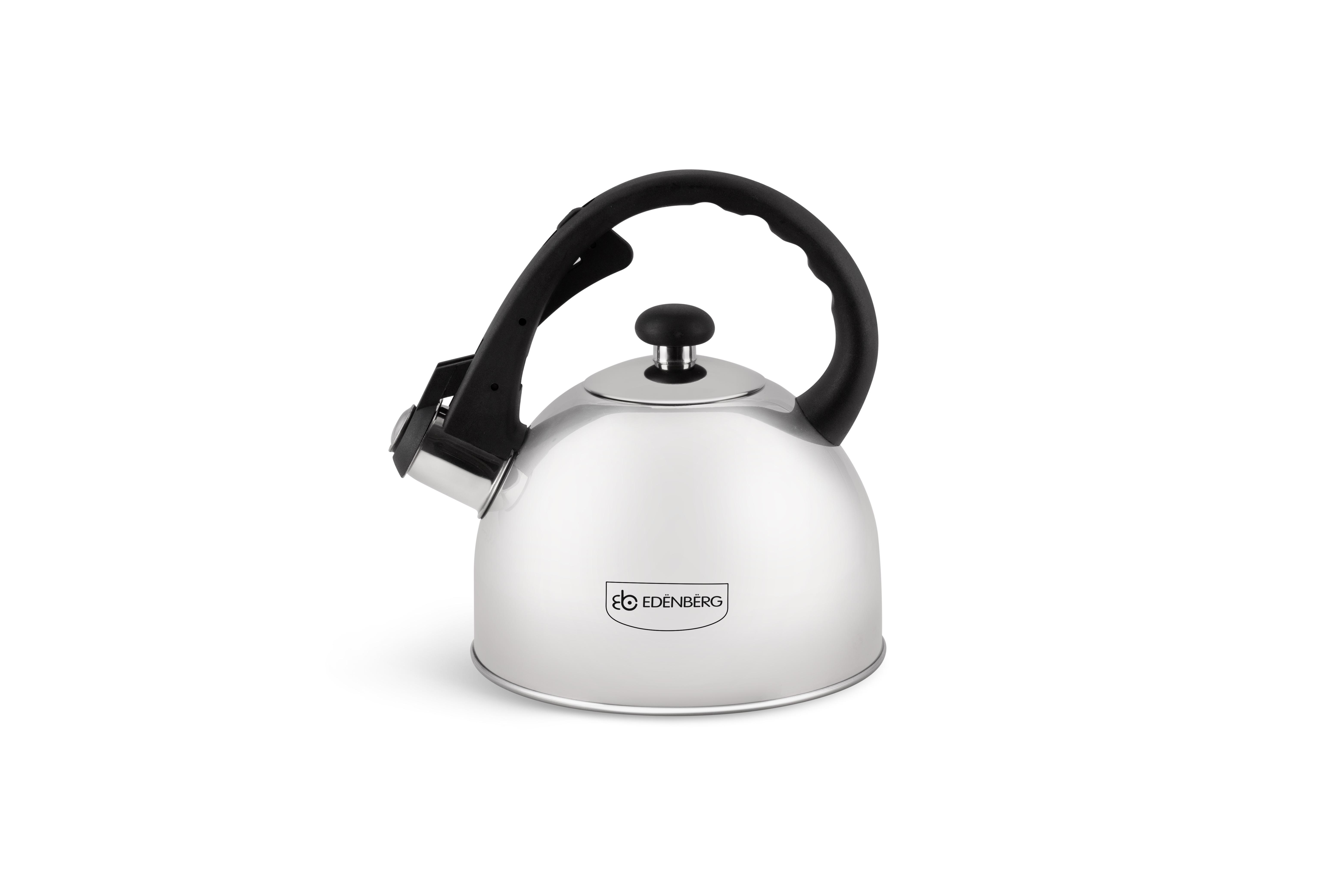 Чайник со свистком Edenberg EB 1971 на газовую плиту из нержавеющей стали 1,5 л Чайник со свистком Edenberg EB 1971 на газовую плиту из нержавеющей стали 1,5 л