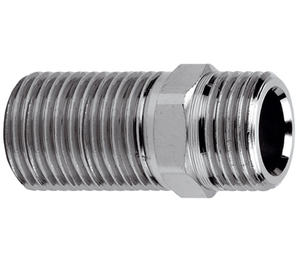 Ніпель сантехнічний Remer1/2 36 мм подовжений люкс Хром (52112)