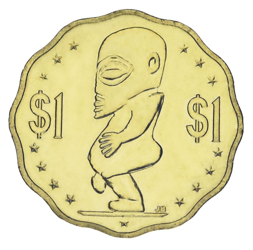 Колекційна монета Острови Кука 1 долар 2015 UNC (М01161)