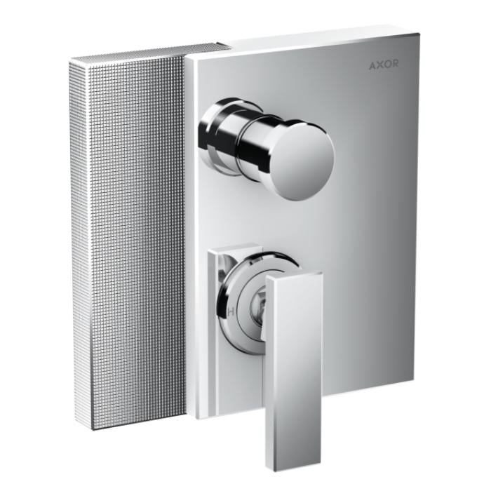 Смеситель скрытого монтажа для ванны/душа Axor Edge с алмазной огранкой Хром (46451000)