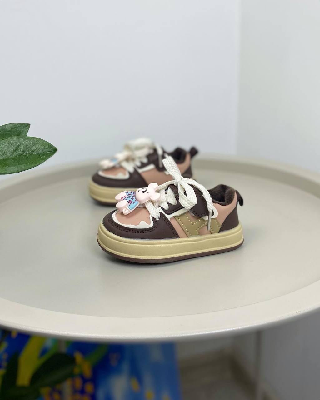 Ботинки осенние детские р. 19 Бежевый (794) - фото 4