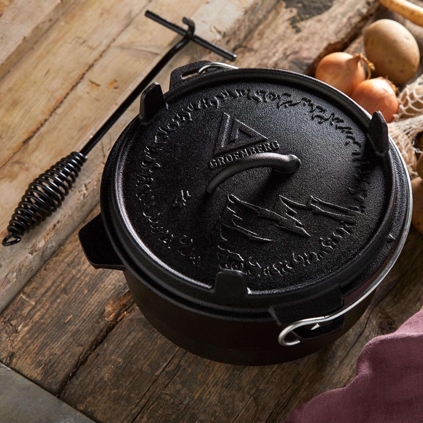 Казан з кришкою Groenberg Askja Pot 25 см/4 л Black (266016) - фото 15 Казан з кришкою Groenberg Askja Pot 25 см/4 л Black (266016) - фото 15