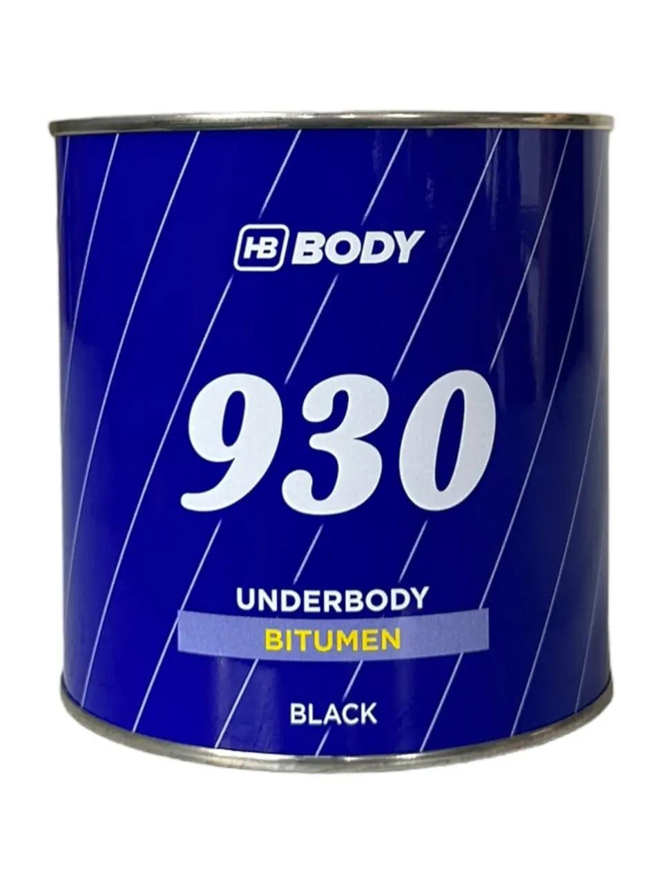 Мастика антикоррозийная битумная HB BODY 930 1 кг Черный (9300200001)