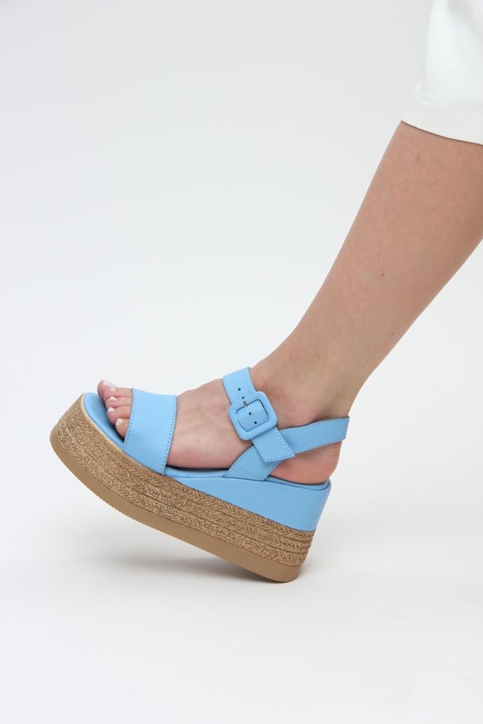 Босоножки женские LONZA 190359 р. 37 Синий (18215_37) - фото 4