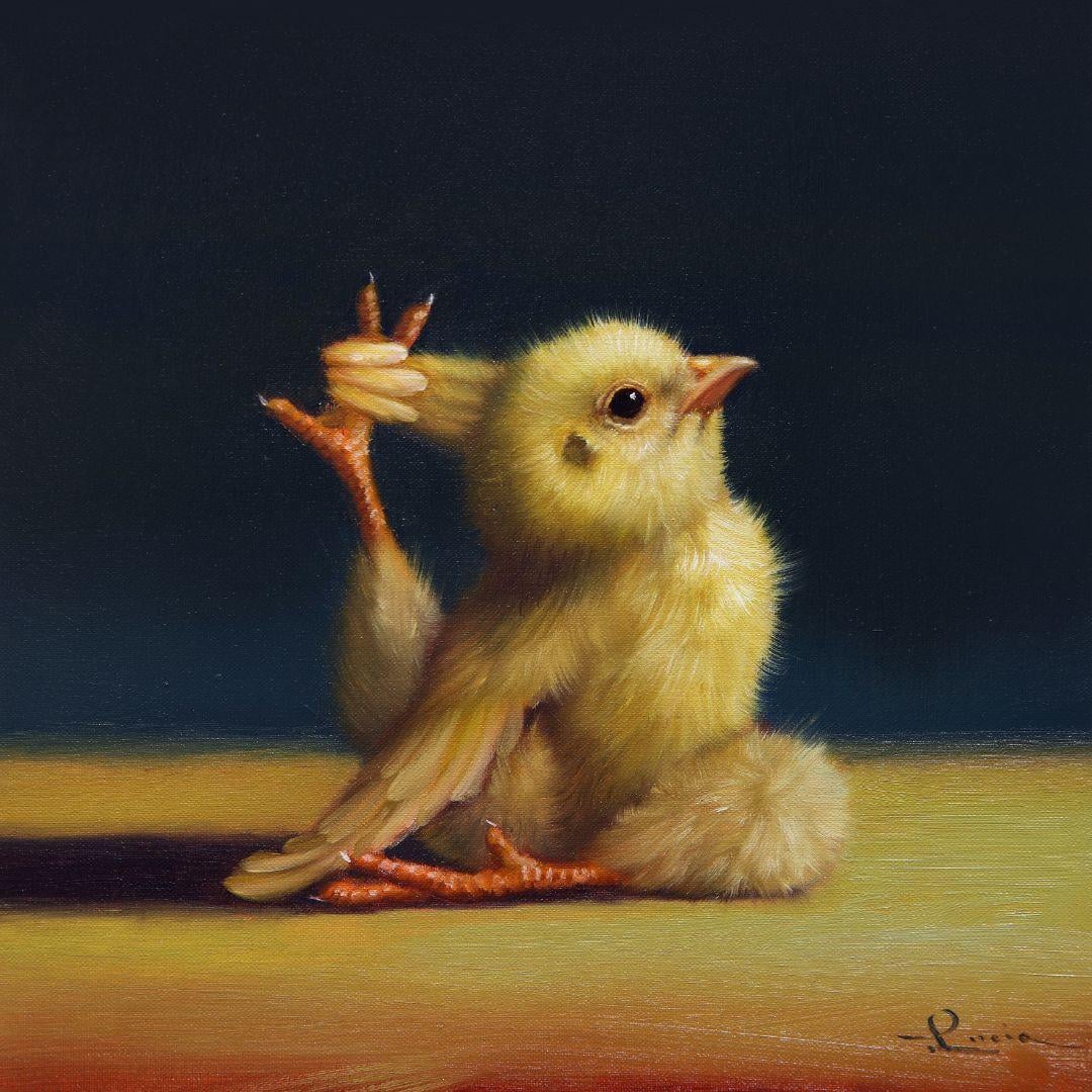 Картина за номерами Brushme Йога-курочка Lucia Heffernan 30x30 см (3112773786)