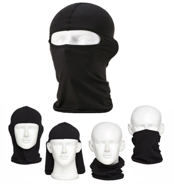 Балаклава-підшоломник з лайкри Чорний (531012988) - фото 6