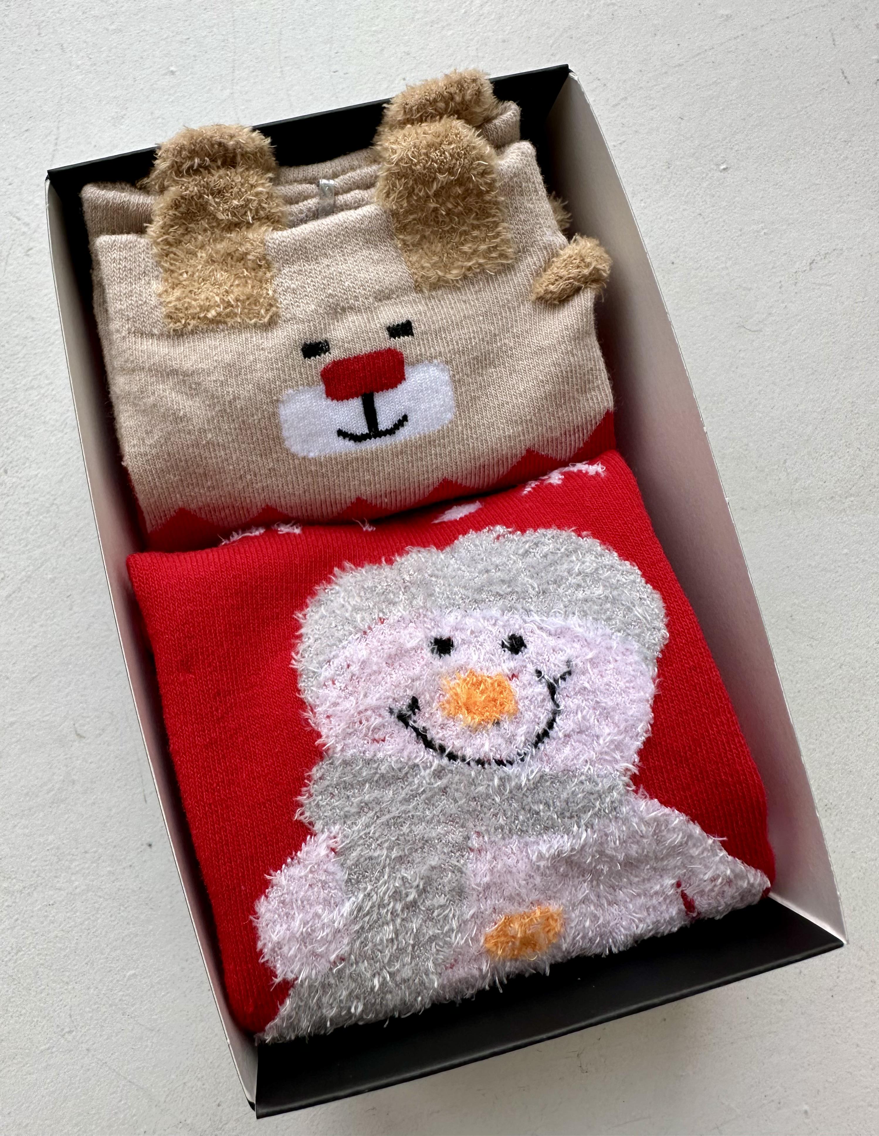 Набір подарунковий з новорічними шкарпетками (13532673) - фото 2 Набір подарунковий з новорічними шкарпетками (13532673) - фото 2