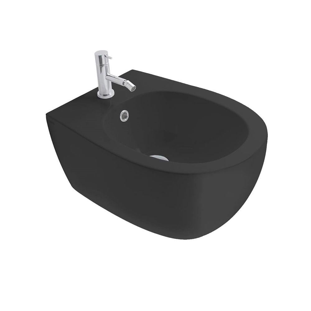 Биде подвесное Globo 4ALL 54х36 Черный (MDS09AR)