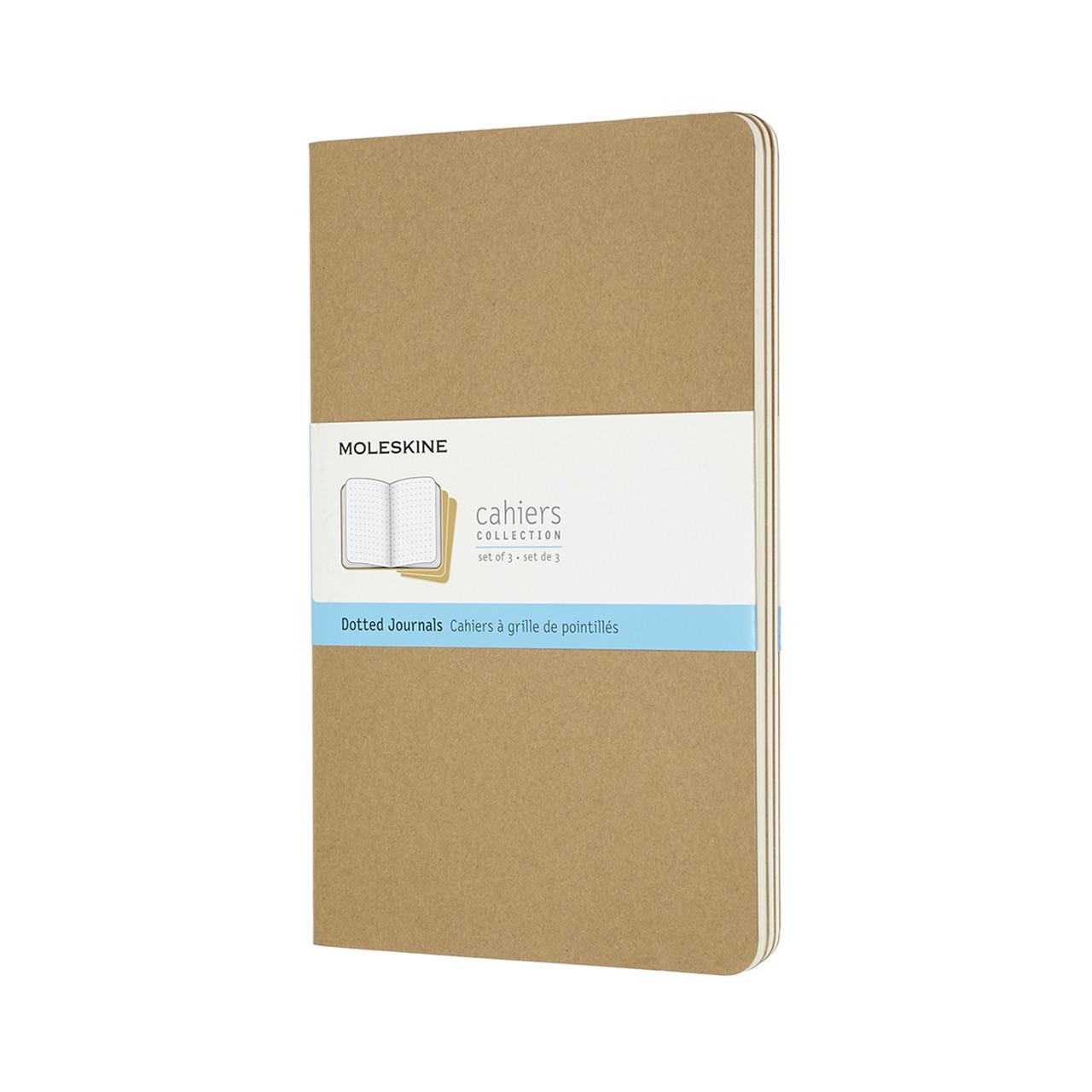 Блокнот Moleskine Cahier средний 80 страниц в точку бежевый 13х21 см (8058341719251)