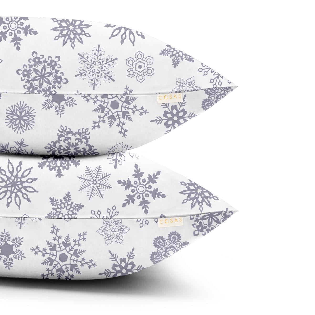 Набор наволочек Cosas Snowflake 40х60 см 2 шт. (4822052242834)