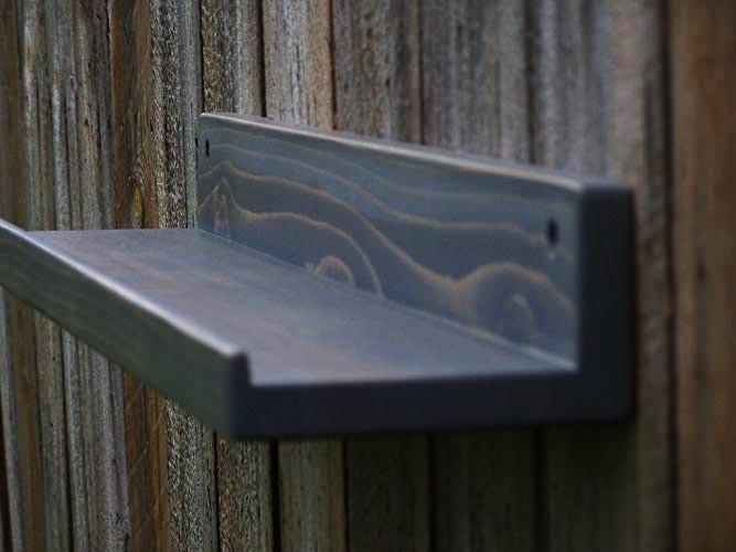 Полка настенная из дерева Хэнкок 80 см Морион (НСП-0031811)