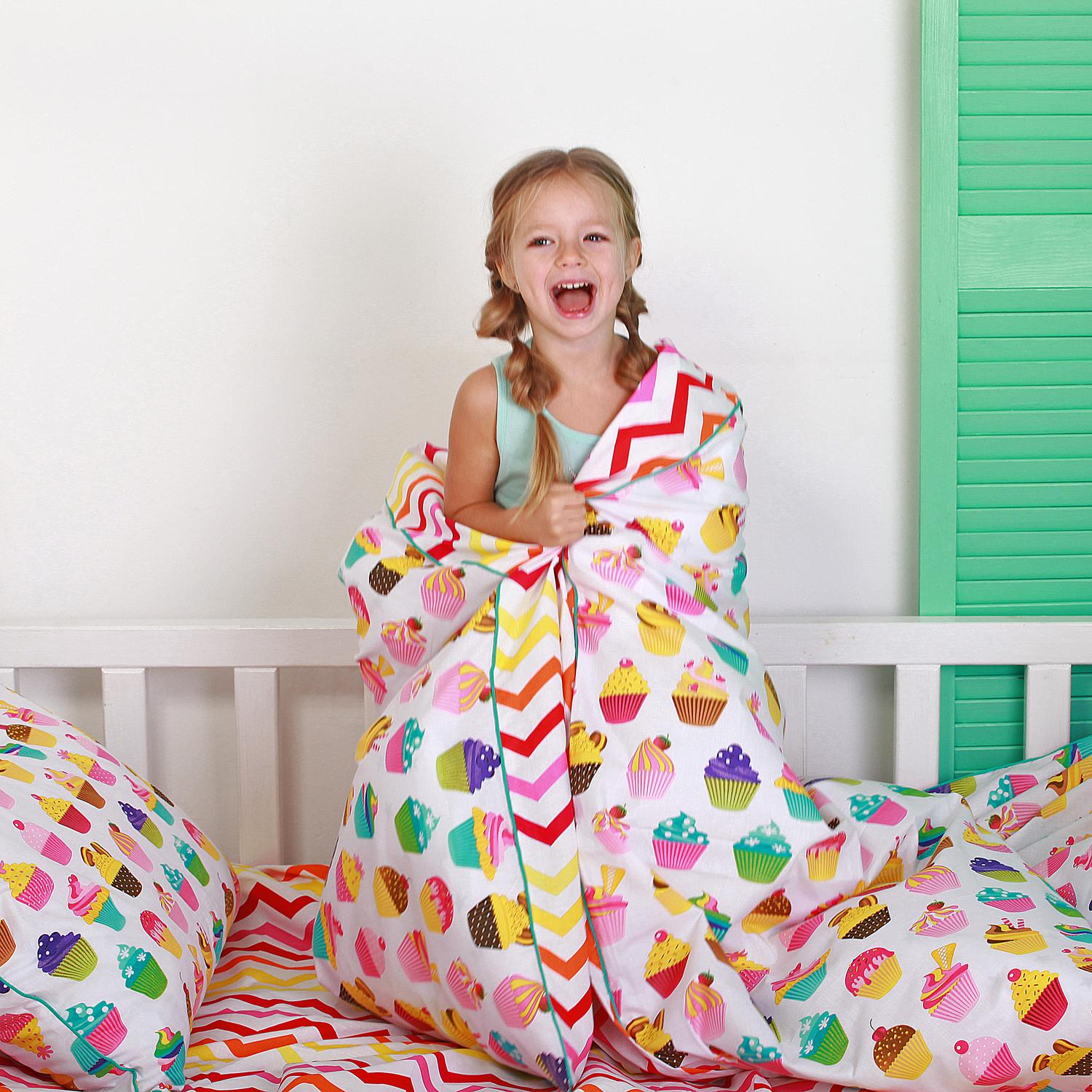 Простирадло полуторне Cosas Zigzag Red Yellow 155х240 см (4822057861771) - фото 2 Простирадло полуторне Cosas Zigzag Red Yellow 155х240 см (4822057861771) - фото 2