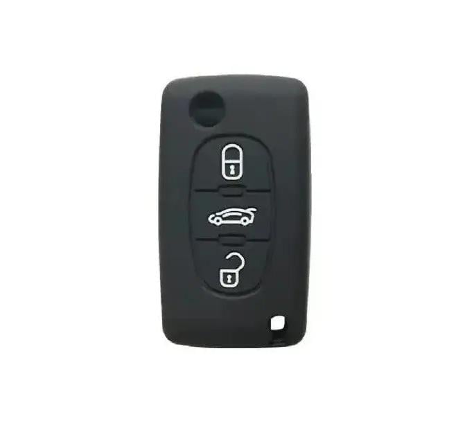 Чехол силиконовый для автоключа Peugeot KC02