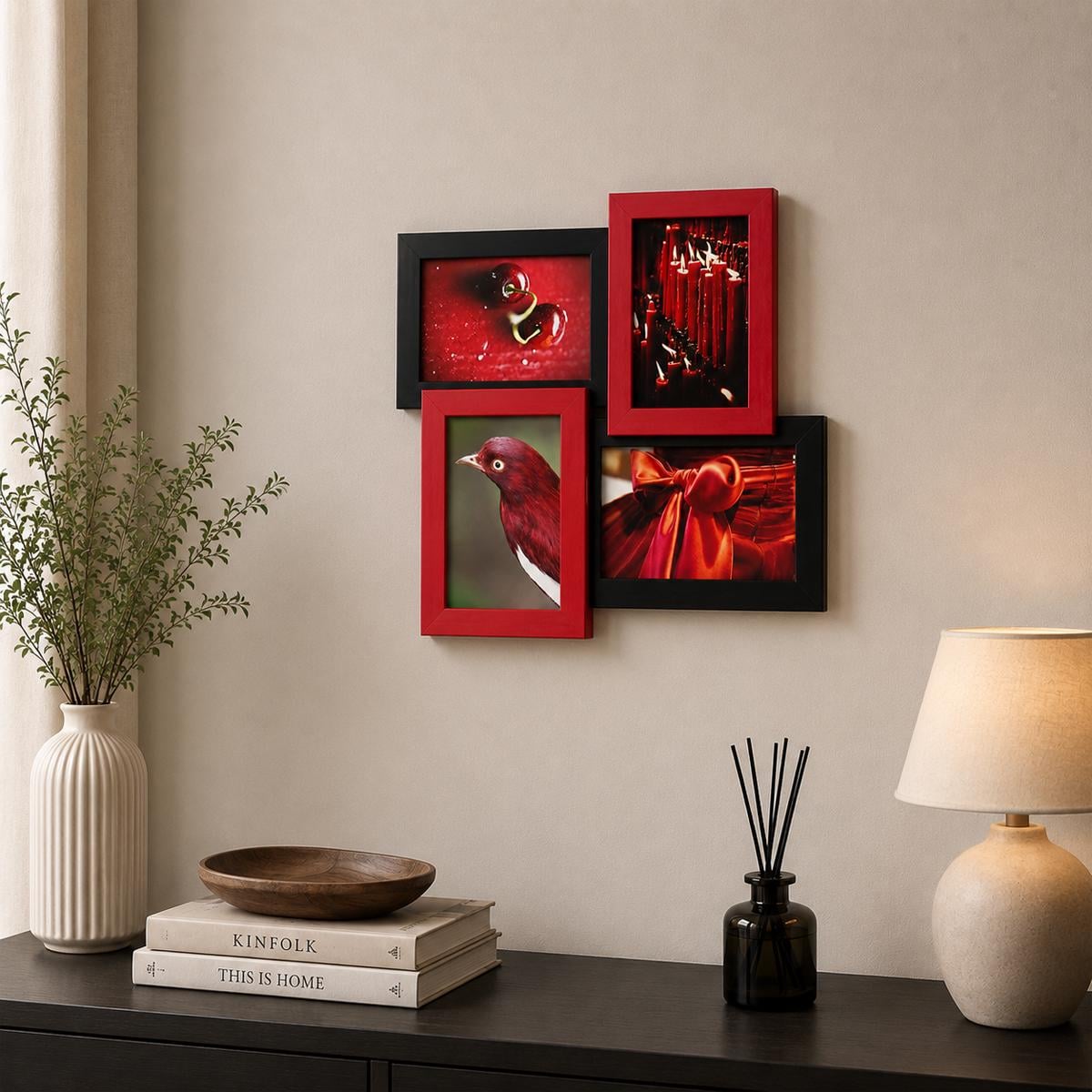 Мультирамка деревянная для 4 фото RNK Collage 4-RB 10x15 см