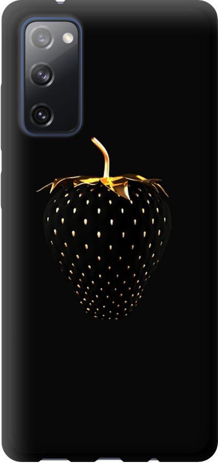 Чехол на Samsung Galaxy S20 FE G780F Черная клубника (3585b-2075-42517)