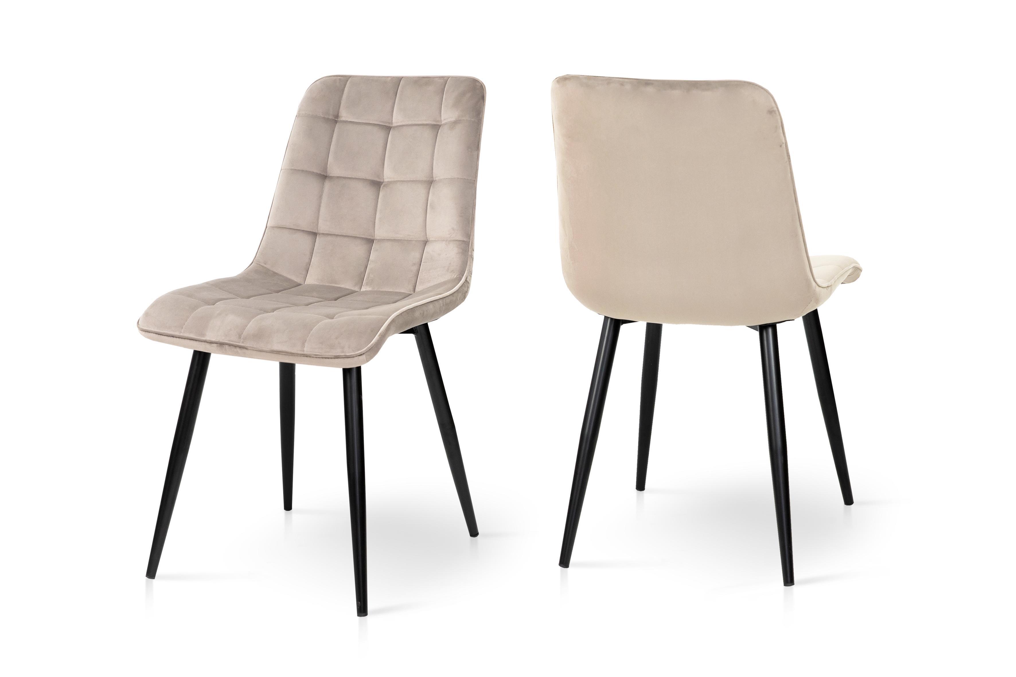 Стілець для кухні та вітальні ГРЕЙС Віллі 480х890х560 мм Чорний/Бежевий (GAА0057516) - фото 6 Стілець для кухні та вітальні ГРЕЙС Віллі 480х890х560 мм Чорний/Бежевий (GAА0057516) - фото 6