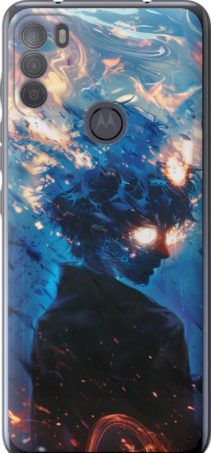 Чехол на Motorola G50 Сатору Годжо (6129u-2354-42517)